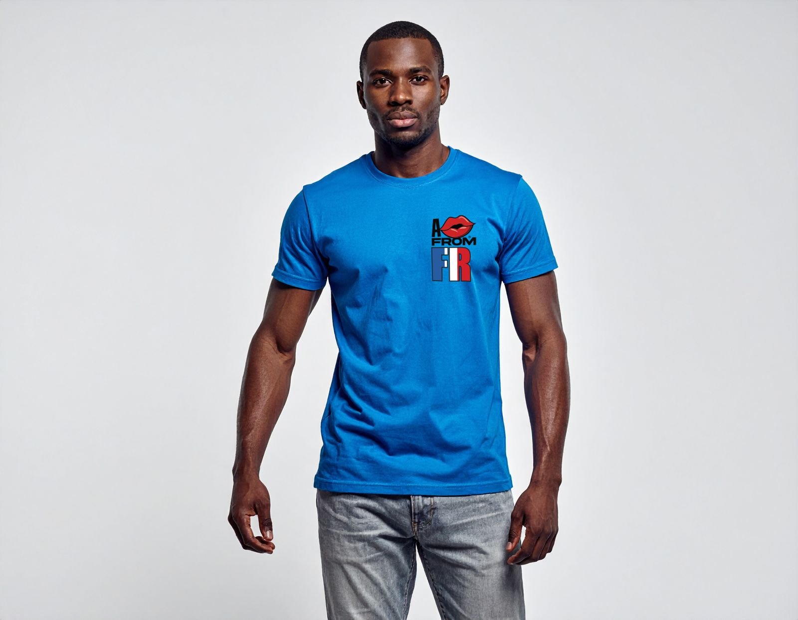 Men's blue shirt